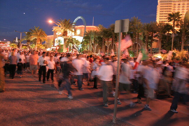 Protesting undocumented Mexicans wanting legal status