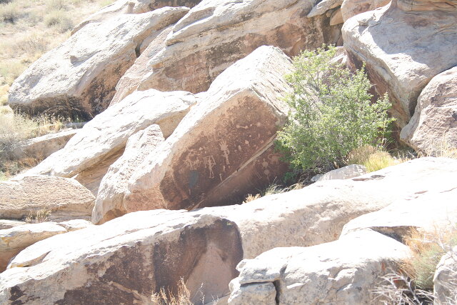 Native American rock paintings