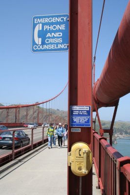 Crisis counseling - Jump from this bridge is fatal and tragic